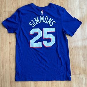 Philadelphia 76ers, Ben Simmons Nike T-shirt. Size L